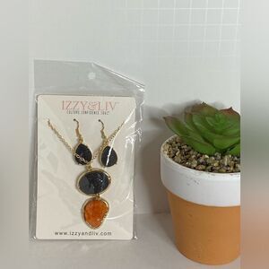 Izzy and Liv earrings and bracelet set
